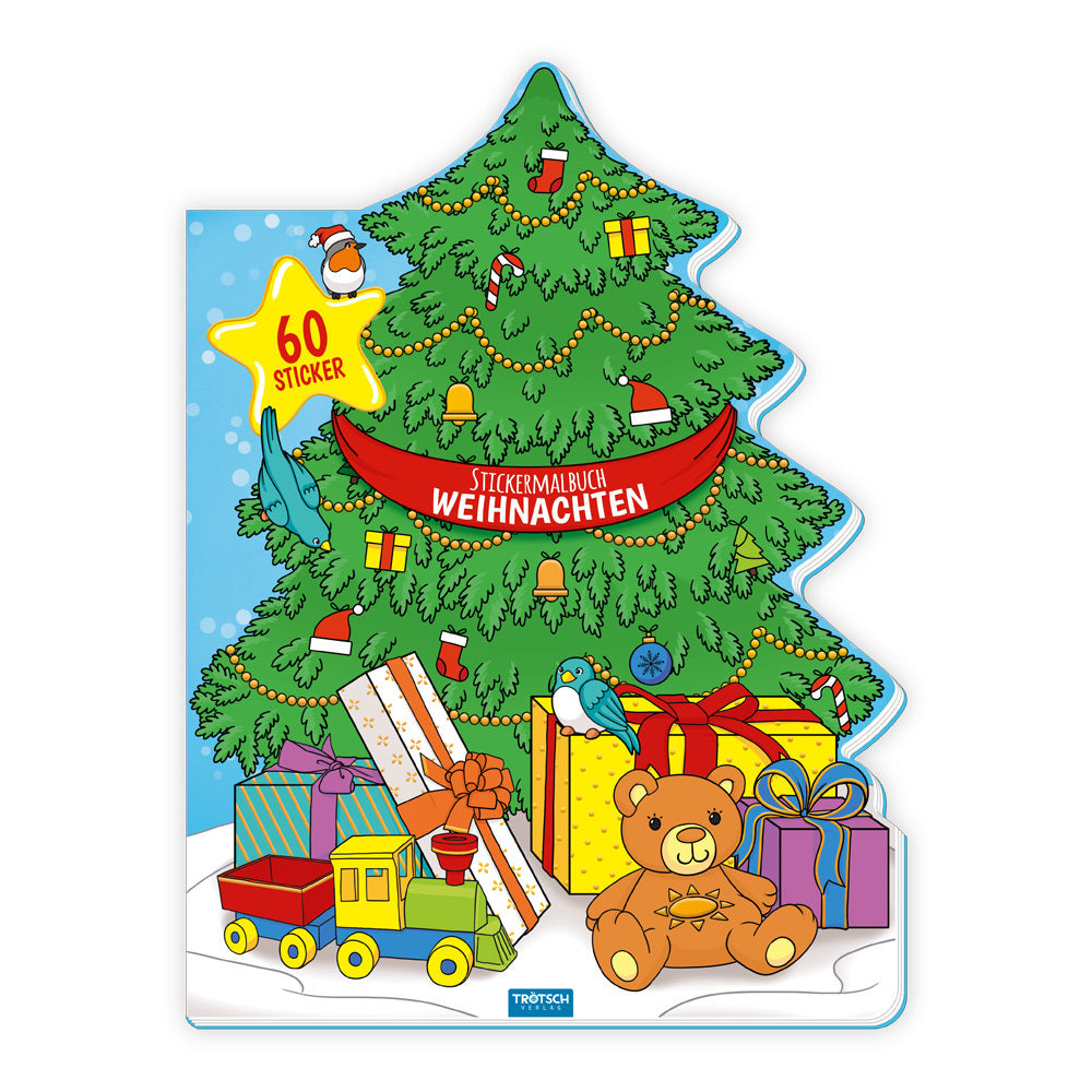 Trötsch Stickermalbuch Weihnachten (Trötsch Verlag Gmbh & Co.Kg)