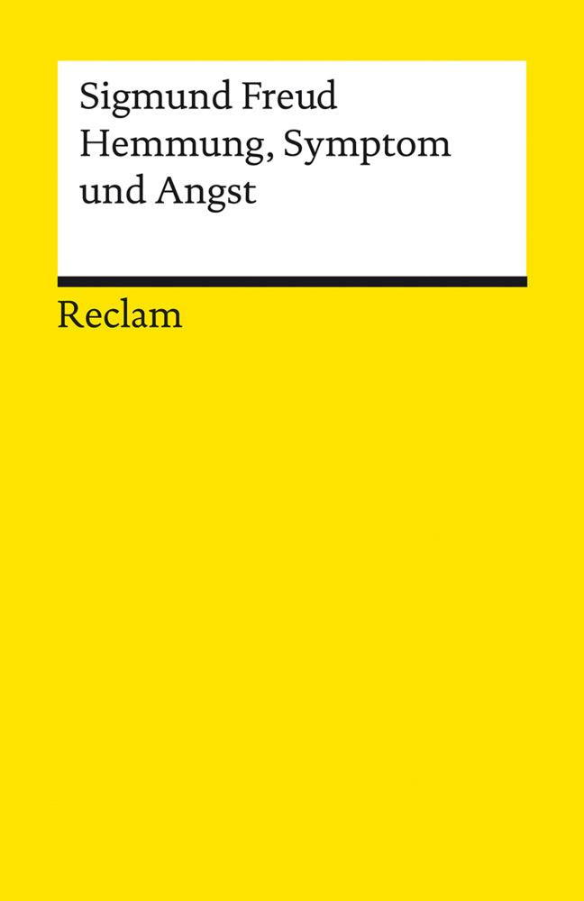 Hemmung, Symptom und Angst (Sigmund Freud)