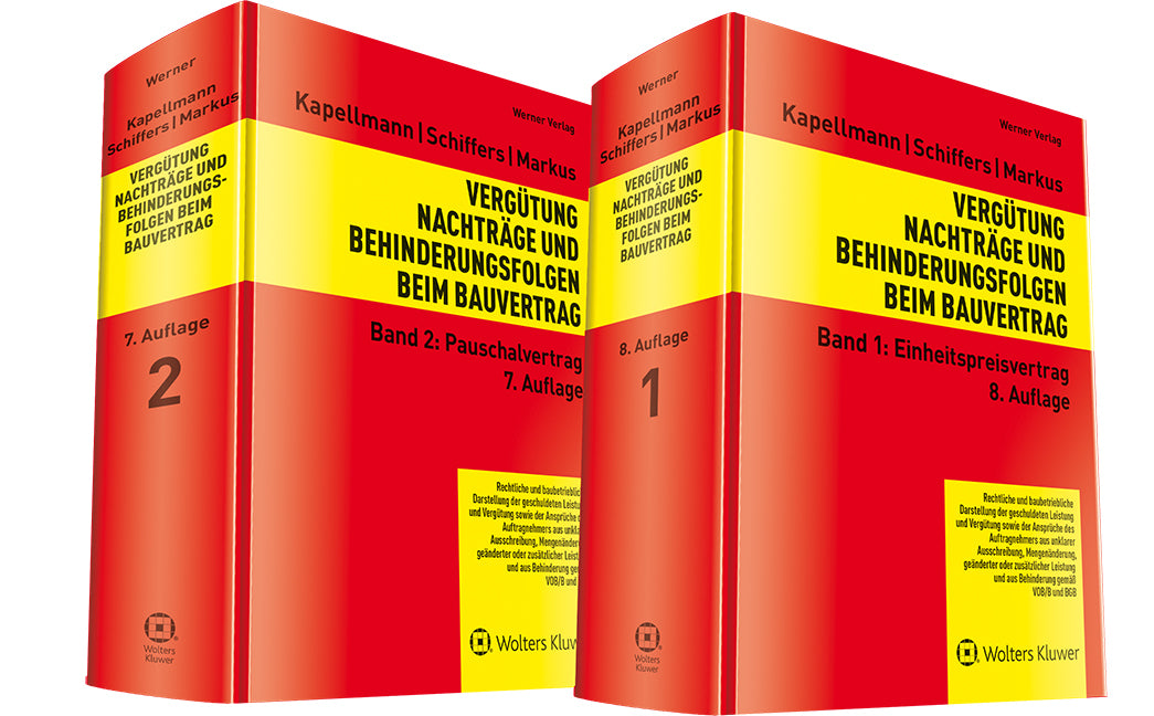 Vergütung, Nachträge und Behinderungsfolgen beim Bauvertrag (Klaus D. Kapellmann)