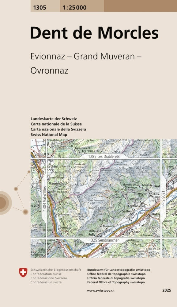 1305 Dent de Morcles (Bundesamt Für Landestopografie Swisstopo)