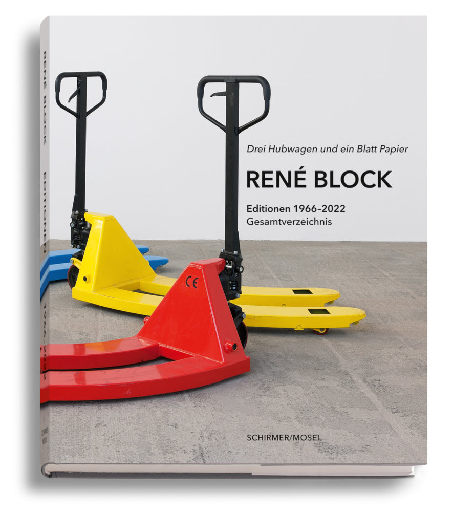Drei Hubwagen und ein Blatt Papier (René Block)