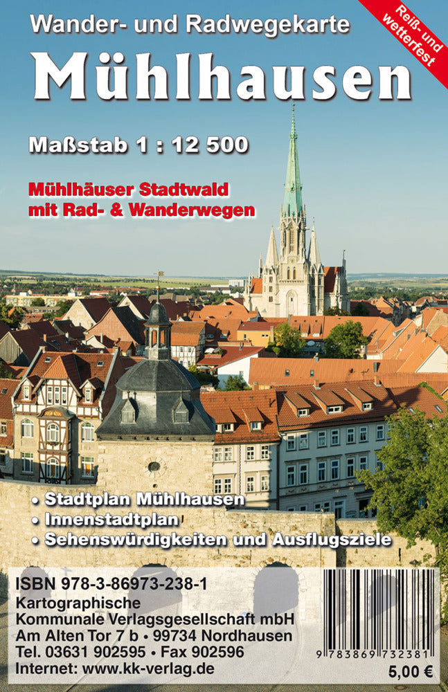 Mühlhausen (Kkv Kartographische Kommunale Verlagsgesellschaft Mbh)