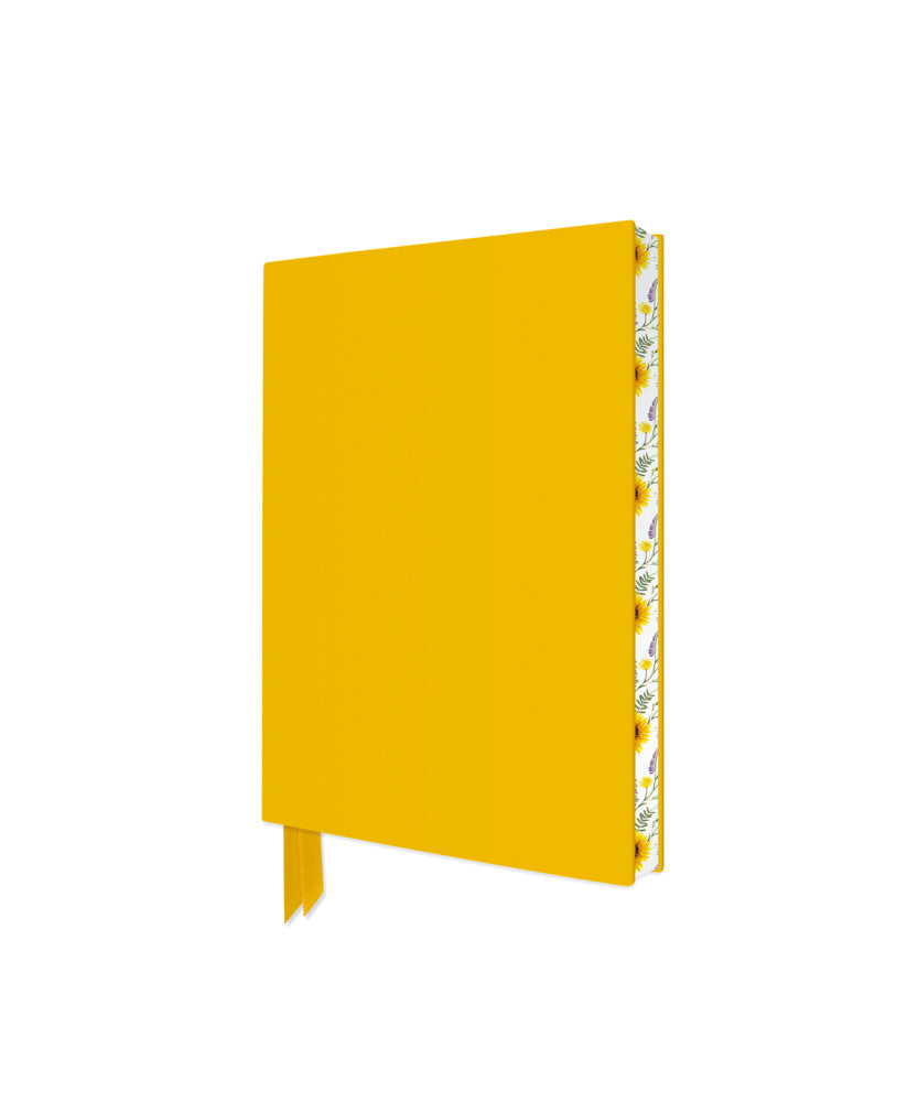 Exquisit Notizbuch DIN A6: Farbe Sonnengelb (Flame Tree Publishing)
