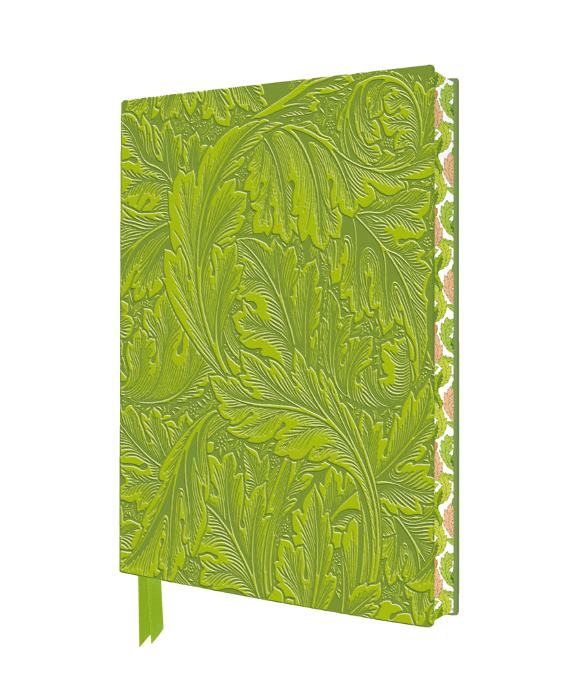 Exquisit Premium Notizbuch DIN A5: William Morris, Akanthus (Flame Tree Publishing)
