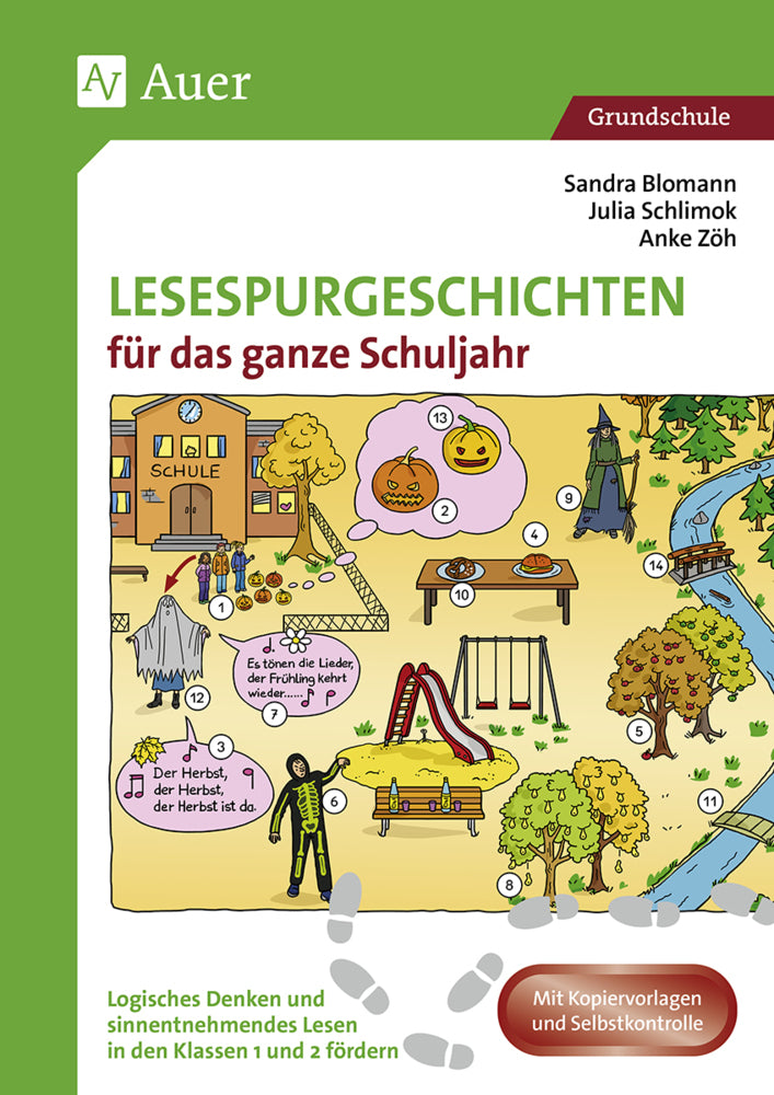 Lesespurgeschichten für das ganze Schuljahr 1/2 (Anke Zöh)