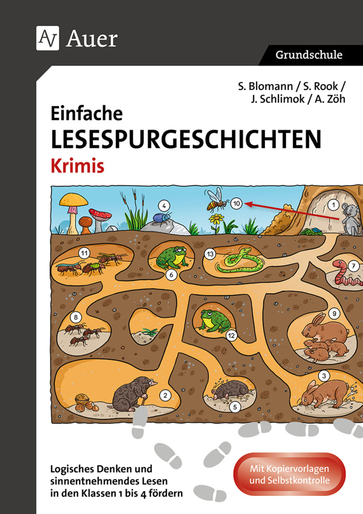Einfache Lesespurgeschichten Krimis (S. Blomann)