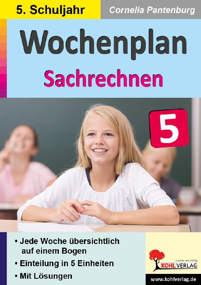 Wochenplan Sachrechnen / Klasse 5 (Cornelia Pantenburg)