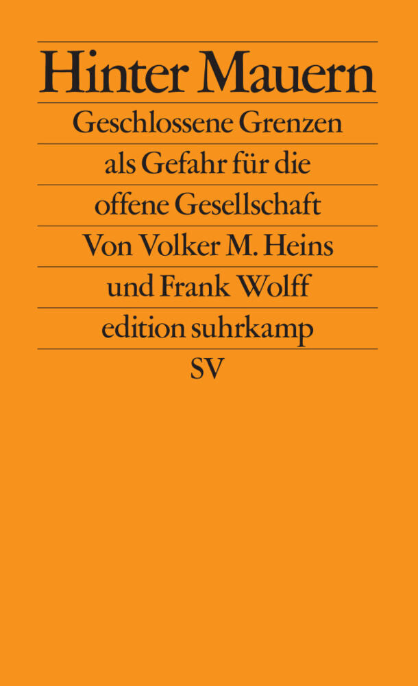 Hinter Mauern (Volker M. Heins)