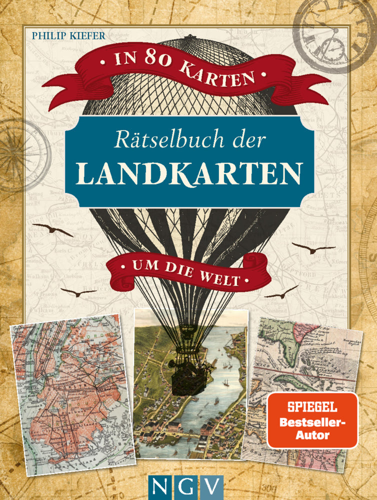 Rätselbuch der Landkarten - In 80 Karten um die Welt (Philip Kiefer)