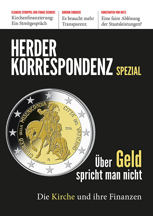 Über Geld spricht man nicht (Herder Korrespondenz)