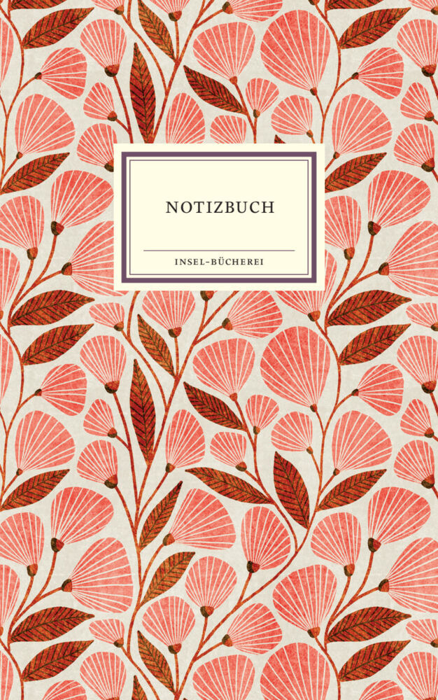 Notizbuch Insel-Bücherei »Roter Ginkgo« (Insel Verlag)