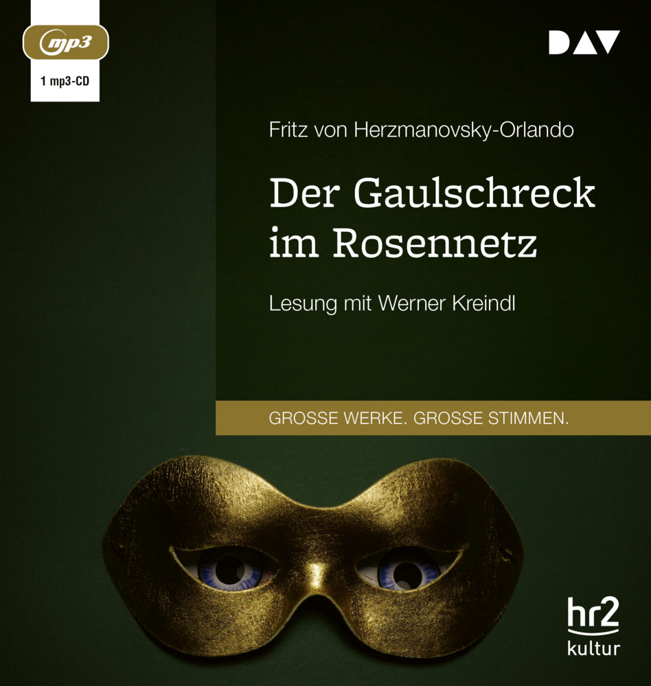 Der Gaulschreck im Rosennetz, 1 Audio-CD, 1 MP3 (Fritz Von Herzmanovsky-Orlando)
