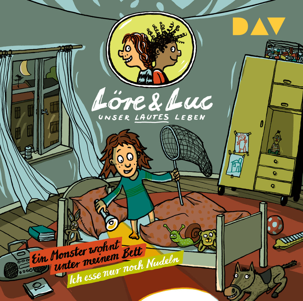 Löre & Luc - Unser lautes Leben (7). Folge 13: Ein Monster wohnt unter meinem Bett / Folge 14: Ich esse nur noch Nudeln, 1 Audio-CD (Jenny Alten)