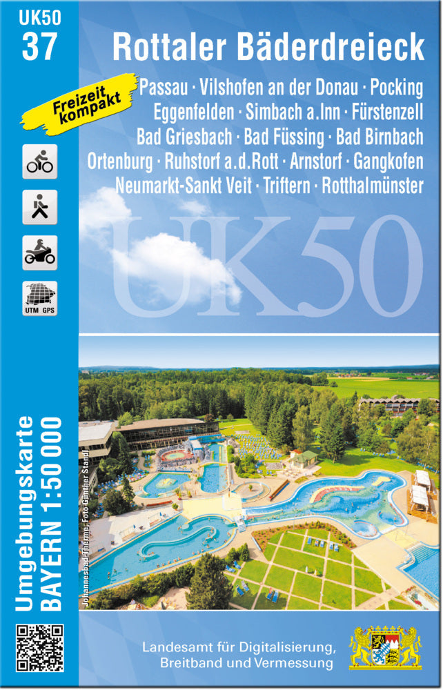 UK50-37 Rottaler Bäderdreieck (Breitband Und Vermessung, Bayern Landesamt Für Digitalisierung)