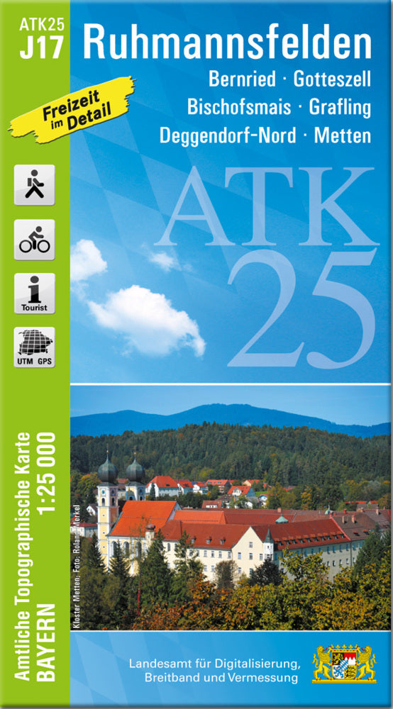 ATK25-J17 Ruhmannsfelden (Amtliche Topographische Karte 1:25000) (Breitband Und Vermessung, Bayern Landesamt Für Digitalisierung)