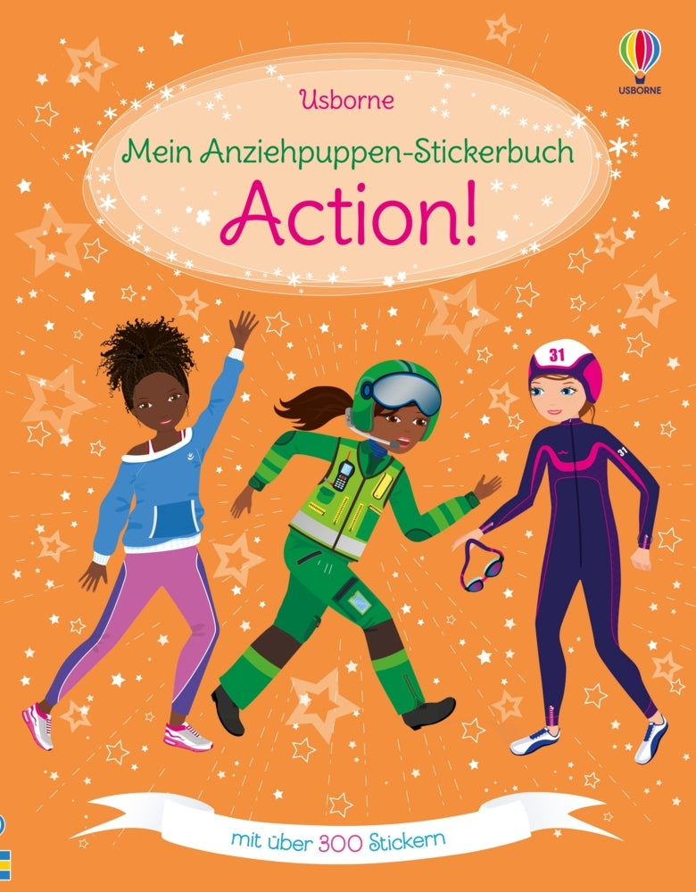 Mein Anziehpuppen-Stickerbuch: Action! (Fiona Watt)