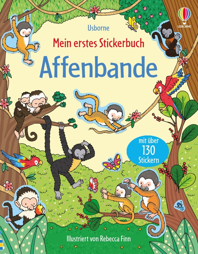 Mein erstes Stickerbuch: Affenbande (Jessica Greenwell)