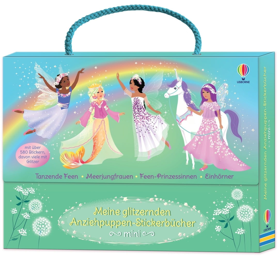 Meine glitzernden Anziehpuppen-Stickerbücher mini (Fiona Watt)