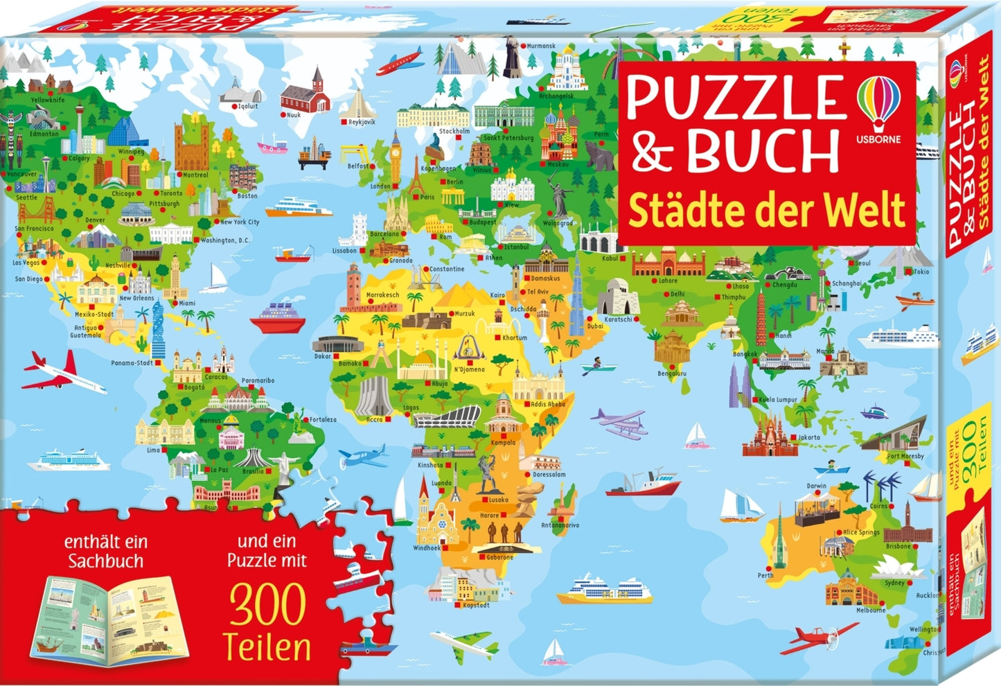 Puzzle & Buch: Städte der Welt (Sam Smith)