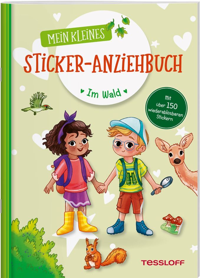 Mein kleines Sticker-Anziehbuch. Im Wald (Julia Reindl)