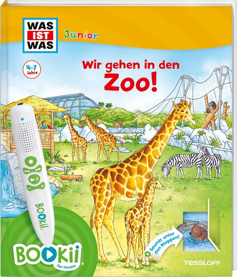 BOOKii® WAS IST WAS Junior Wir gehen in den Zoo! (Claudia Kaiser)
