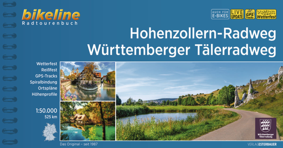 Hohenzollern-Radweg - Württemberger Tälerradweg (Esterbauer Verlag)