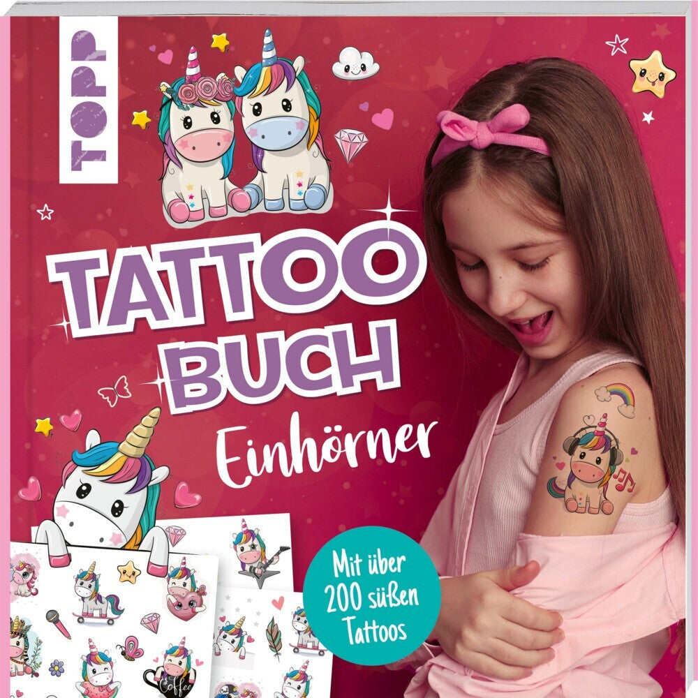 Tattoobuch Einhörner (Frechverlag)