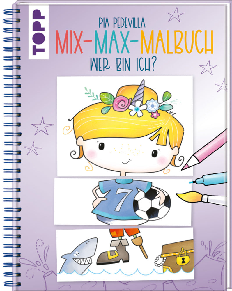 Mix-Max-Malbuch Wer bin ich? (Pia Pedevilla)