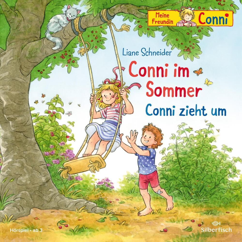 Conni im Sommer / Conni zieht um, 1 Audio-CD (Liane Schneider)