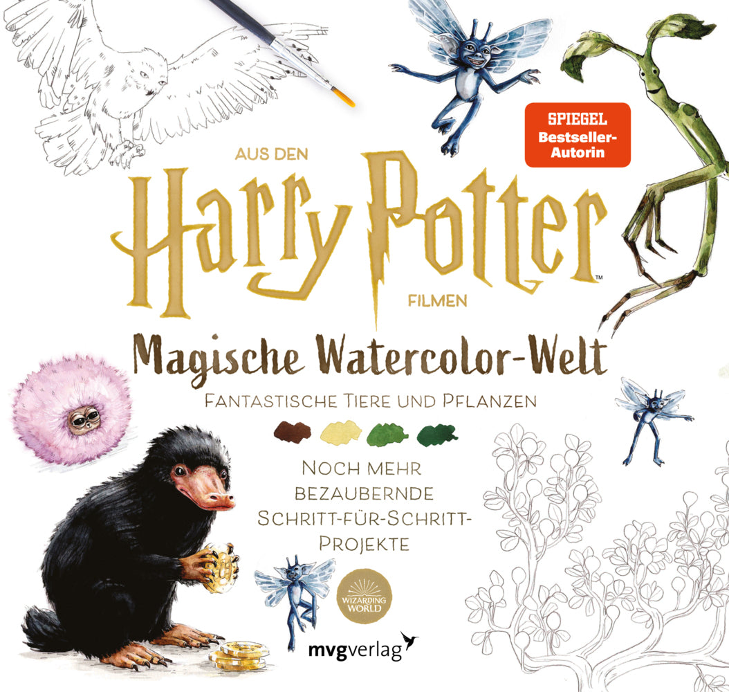 Magische Watercolor-Welt - Fantastische Tiere und Pflanzen (Tugce Audoire)