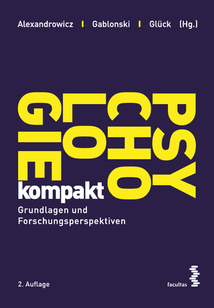 Psychologie kompakt (Rainer W. Alexandrowicz)