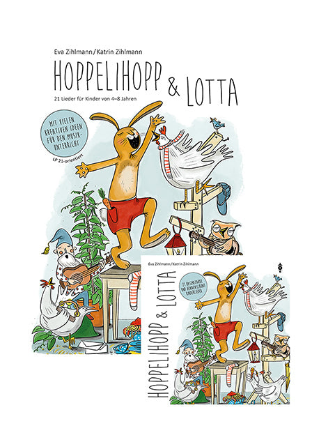 Hoppelihopp und Lotta (Set), m. Buch, m. Audio (Eva Zihlmann)
