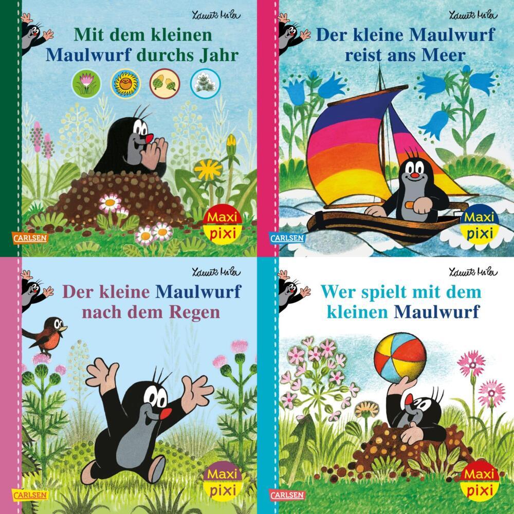 Maxi-Pixi-4er-Set 99: Neues vom Maulwurf (4x1 Exemplar) (Hanna Sörensen)