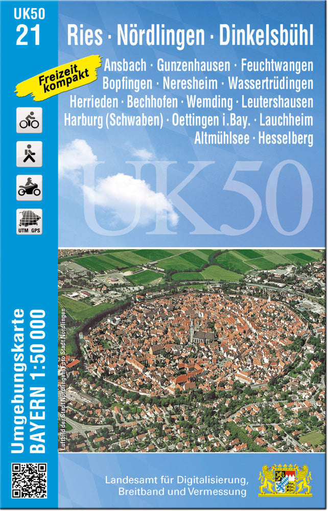UK50-21 Ries, Nördlingen, Dinkelsbühl (Breitband Und Vermessung, Bayern Landesamt Für Digitalisierung)