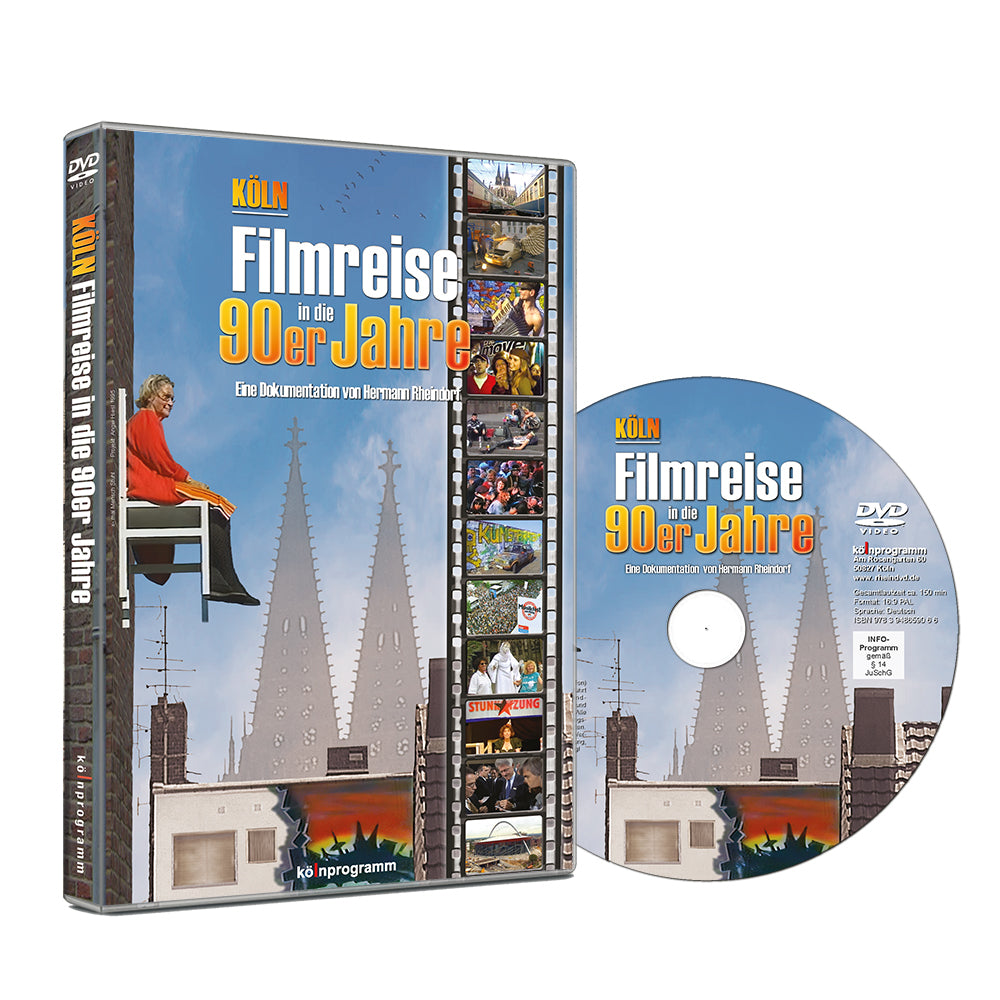 Köln: Filmreise in die 90er Jahre, DVD-Video (Hermann Rheindorf)