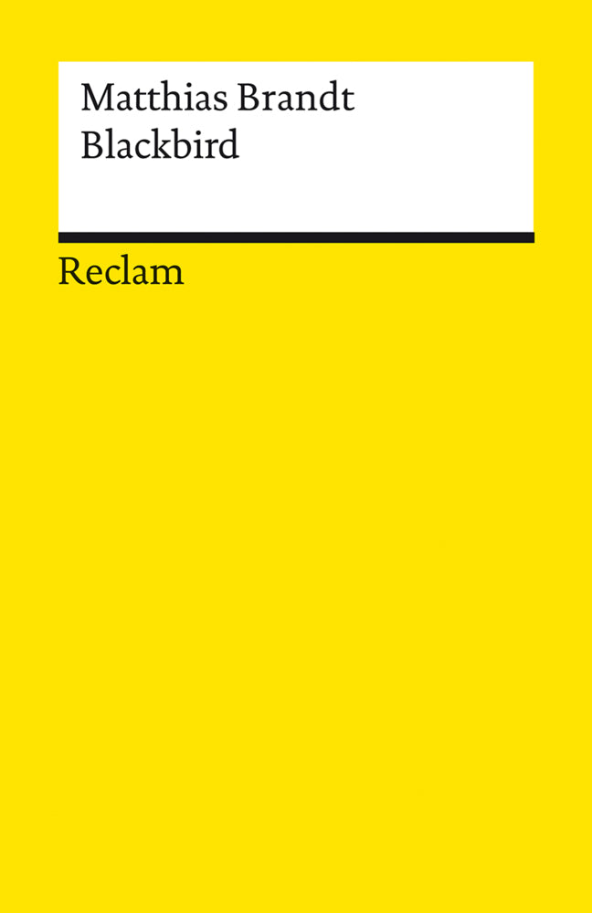 Blackbird. Roman (Matthias Brandt)