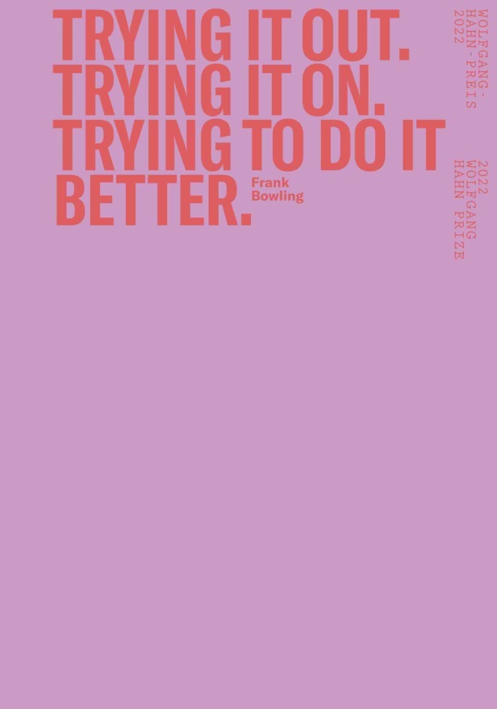 Frank Bowling. Trying it out. Trying it on. Trying to do it better. (Pia Garmon)