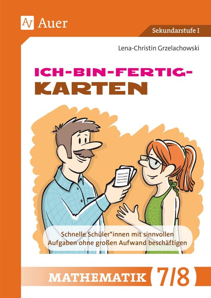 Ich-bin-fertig-Karten Mathematik Klassen 7-8 (Lena-Christin Grzelachowski)