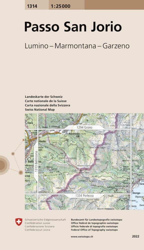 1314 Passo San Jorio (Bundesamt Für Landestopografie Swisstopo)