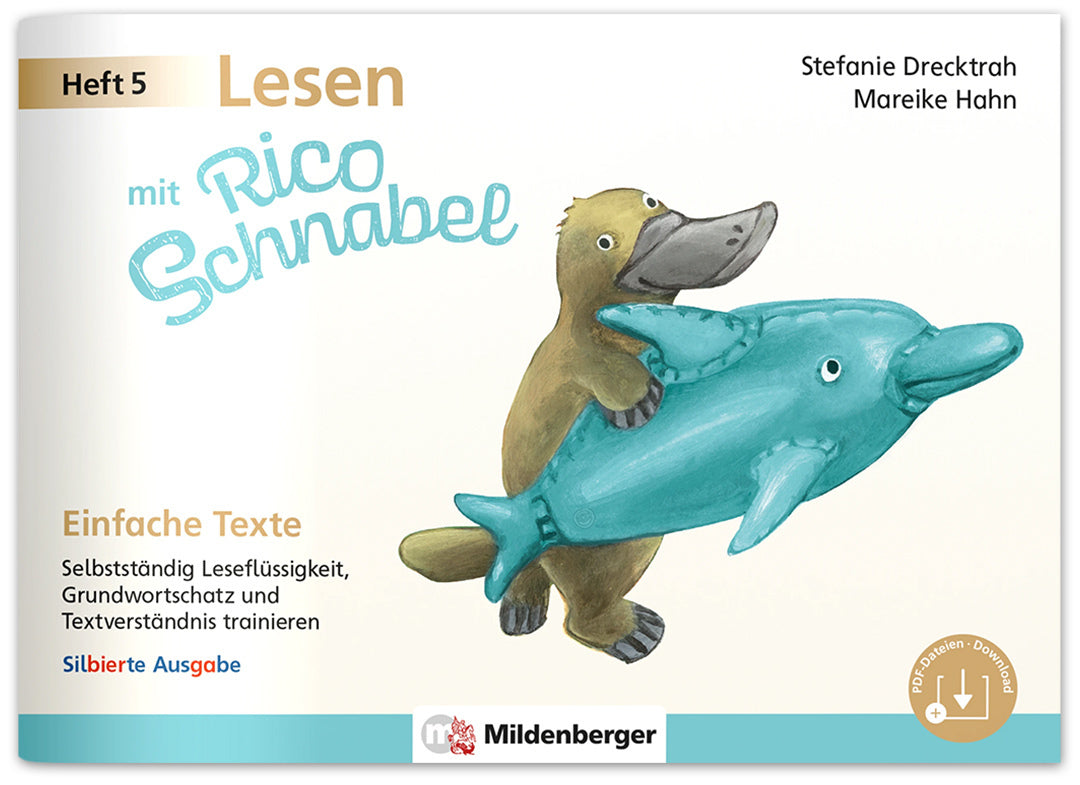 Lesen mit Rico Schnabel, Heft 5: Einfache Texte - silbierte Ausgabe (Stefanie Drecktrah)