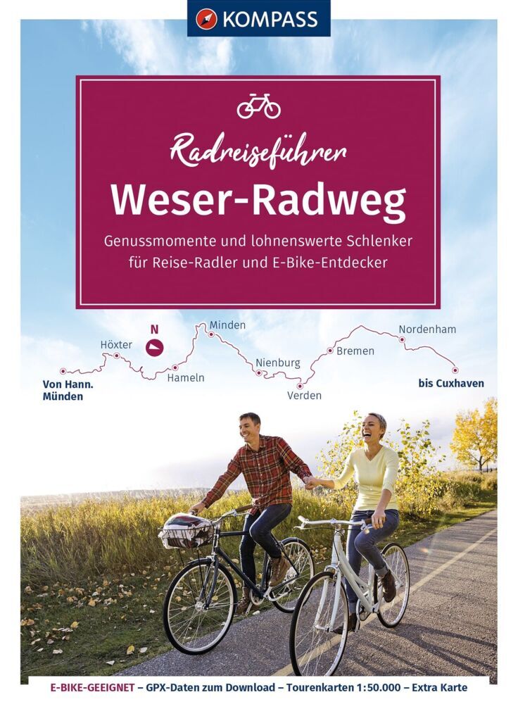 KOMPASS Radreiseführer Weser-Radweg (Ralf Enke)