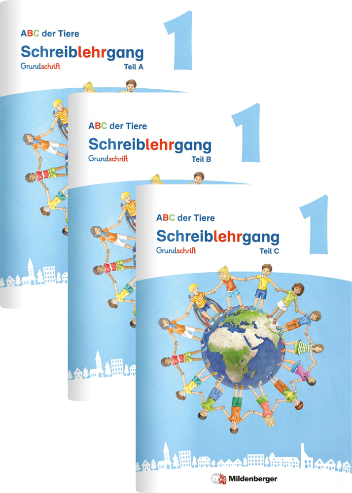 ABC der Tiere 1 Neubearbeitung - Schreiblehrgang Grundschrift, Teil A, B und C (Klaus Kuhn)