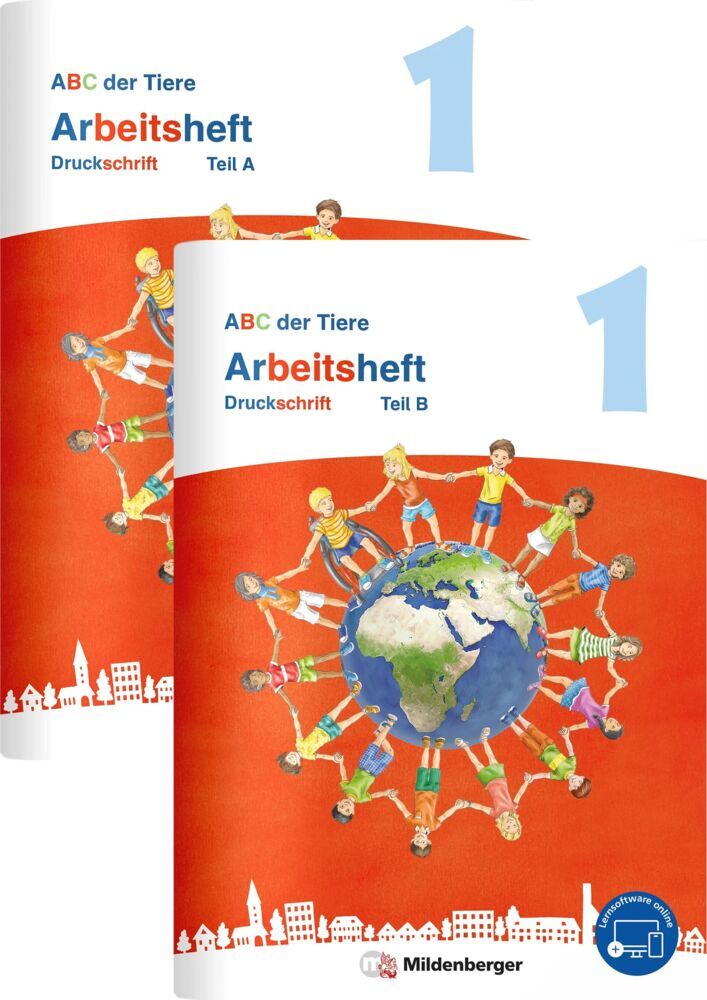 ABC der Tiere 1 Neubearbeitung - Arbeitsheft Druckschrift, Teil A und B (Klaus Kuhn)