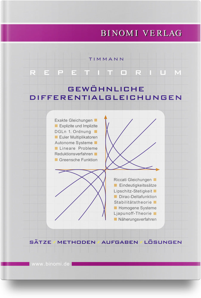 Repetitorium Gewöhnliche Differentialgleichungen (Steffen Timmann)