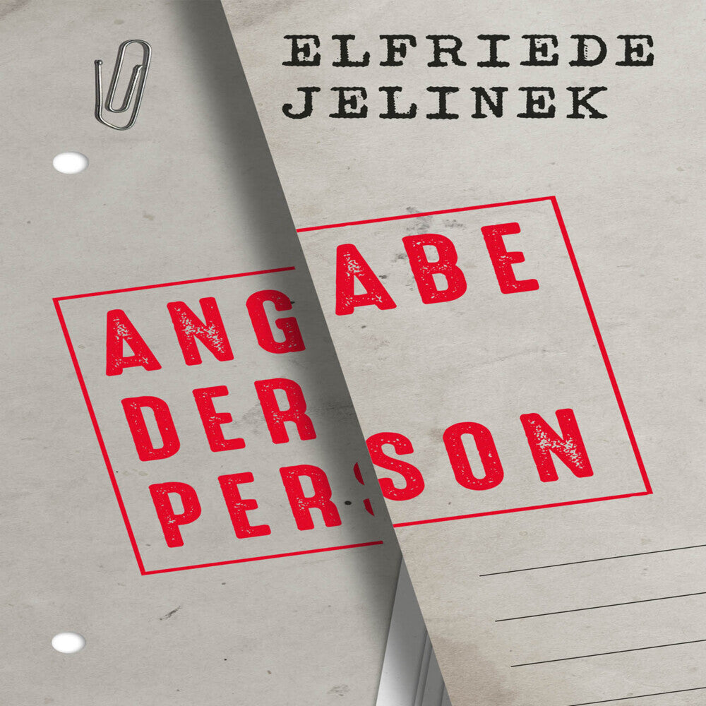 Angabe der Person, Audio-CD, MP3 (Elfriede Jelinek)