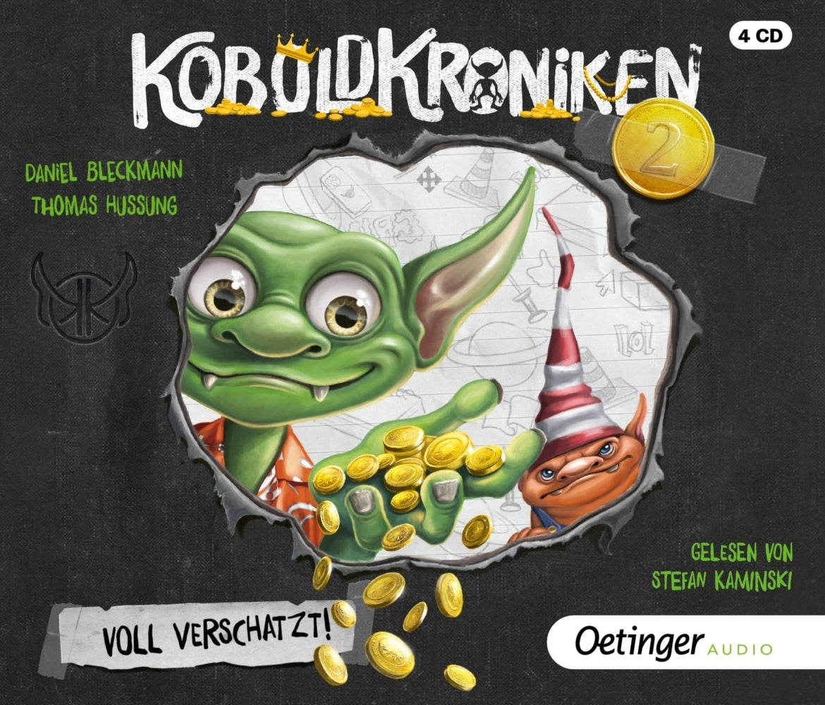 KoboldKroniken 2. Voll verschatzt!, 4 Audio-CD (Daniel Bleckmann)