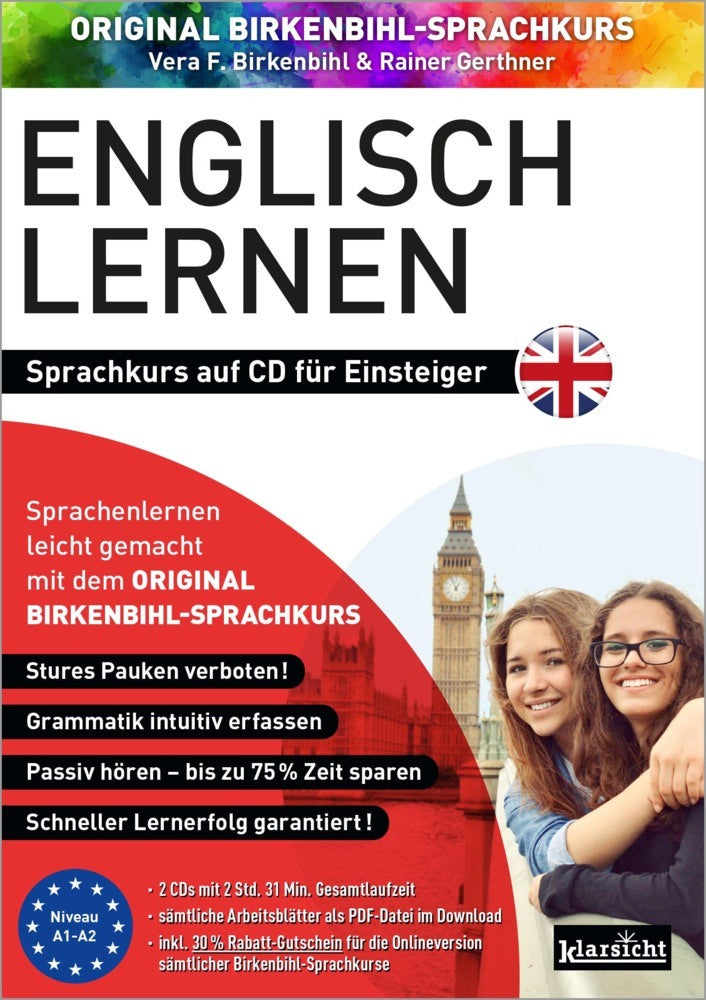 Englisch lernen für Einsteiger 1+2 (ORIGINAL BIRKENBIHL), Audio-CD (Vera F. Birkenbihl)