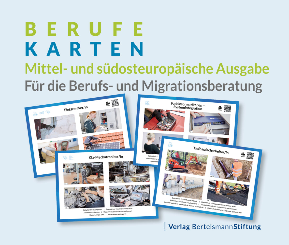 Berufekarten: Mittel- und südosteuropäische Ausgabe (Bertelsmann Stiftung)
