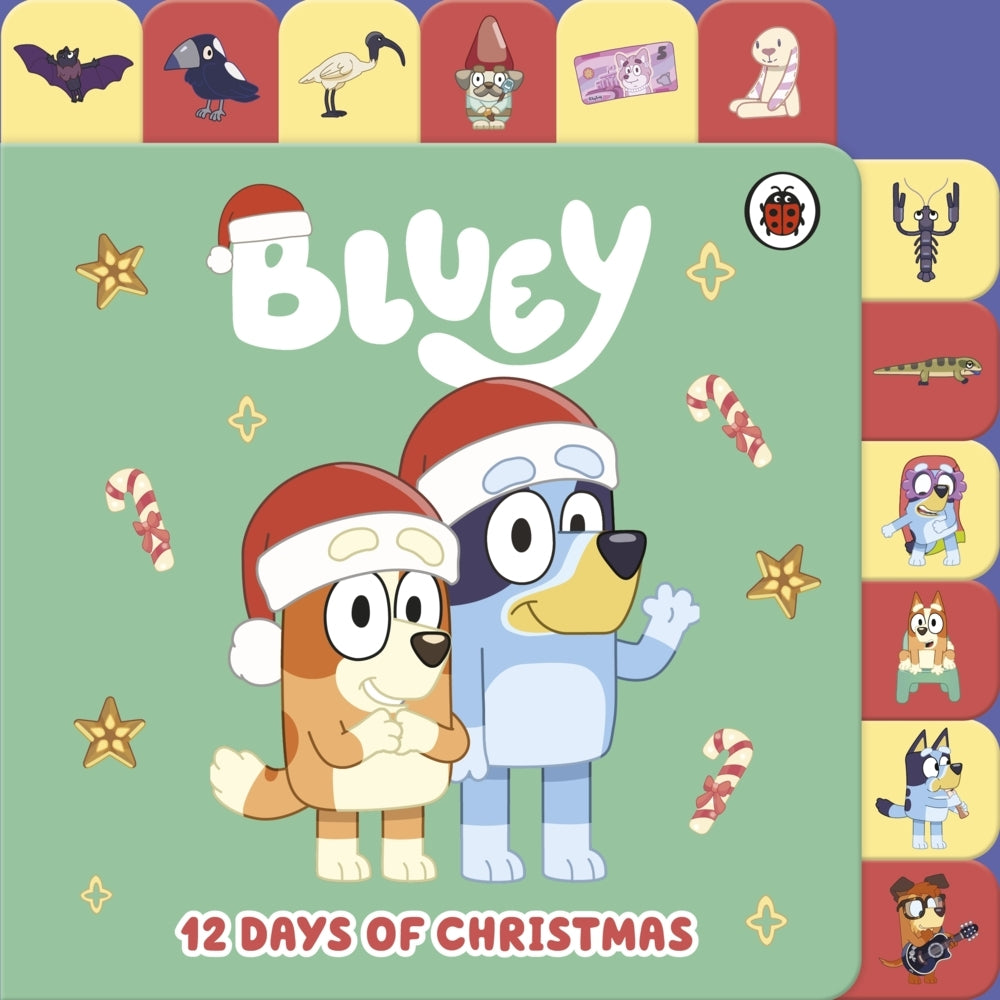 Bluey: 12 Days of Christmas Tabbed Board Book (Bluey)