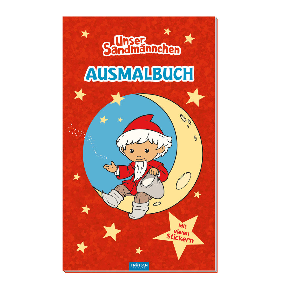 Trötsch Unser Sandmännchen Malbuch Ausmalbuch mit Stickern (Trötsch Verlag)